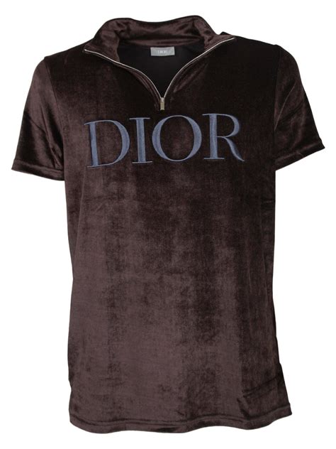 dior velvet t shirt|Men's Designer Dior T.